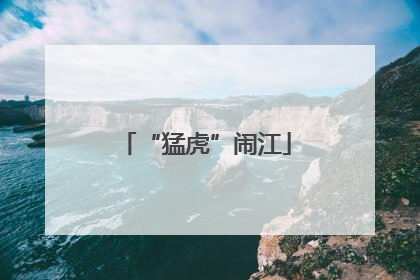 “猛虎”闹江