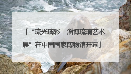“琉光璃彩—淄博琉璃艺术展”在中国国家博物馆开幕