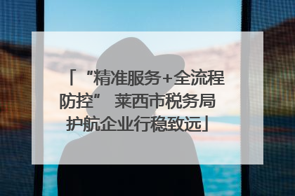 “精准服务+全流程防控” 莱西市税务局护航企业行稳致远