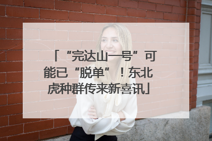 “完达山一号”可能已“脱单”！东北虎种群传来新喜讯