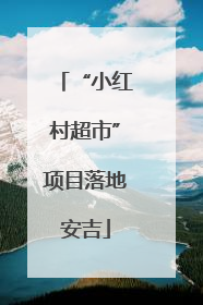 “小红村超市”项目落地安吉