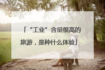 “工业”含量很高的旅游，是种什么体验