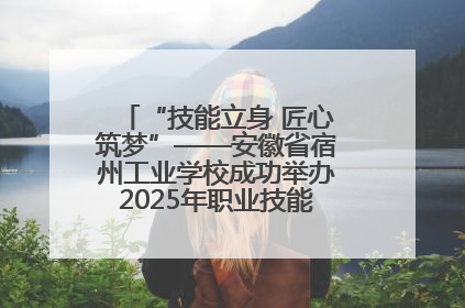 “技能立身 匠心筑梦”——安徽省宿州工业学校成功举办2025年职业技能活动周各项活动