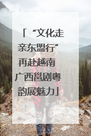 “文化走亲东盟行”再赴越南 广西邕剧粤韵展魅力