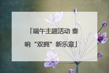 端午主题活动 奏响“双拥”新乐章