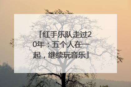 红手乐队走过20年：五个人在一起，继续玩音乐