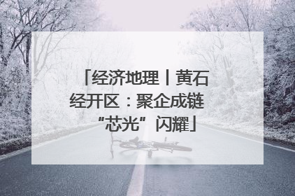 经济地理丨黄石经开区：聚企成链“芯光”闪耀