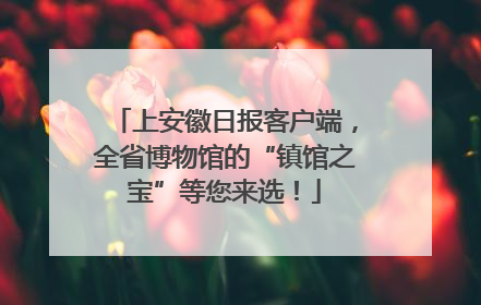 上安徽日报客户端，全省博物馆的“镇馆之宝”等您来选！