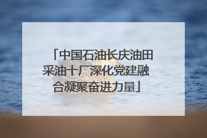 中国石油长庆油田采油十厂深化党建融合凝聚奋进力量