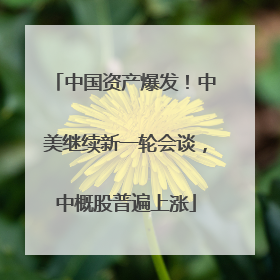 中国资产爆发！中美继续新一轮会谈，中概股普遍上涨