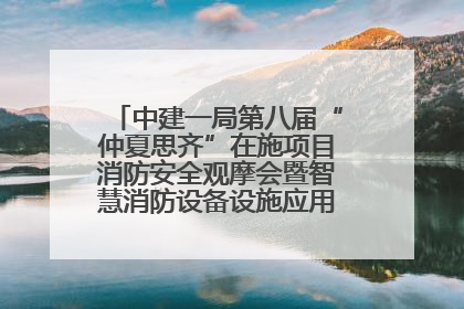 中建一局第八届“仲夏思齐”在施项目消防安全观摩会暨智慧消防设备设施应用交流会成功举办