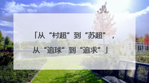 从“村超”到“苏超”，从“追球”到“追求”