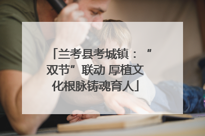 兰考县考城镇：“双节”联动 厚植文化根脉铸魂育人