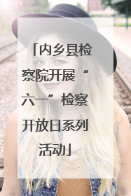 内乡县检察院开展“六一”检察开放日系列活动