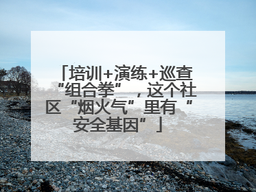 培训+演练+巡查“组合拳”，这个社区“烟火气”里有“安全基因”