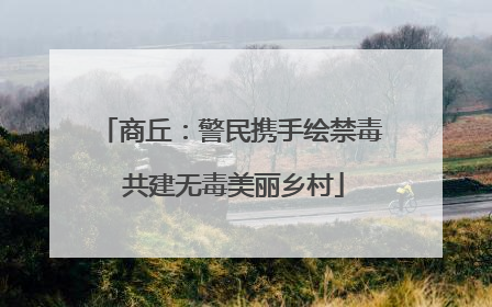 商丘：警民携手绘禁毒 共建无毒美丽乡村
