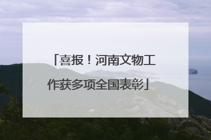 喜报！河南文物工作获多项全国表彰