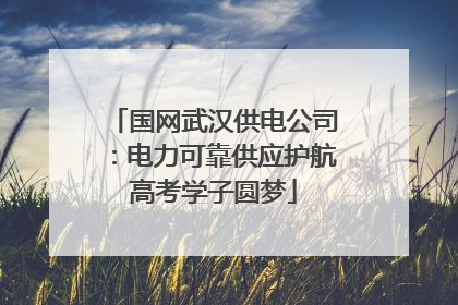 国网武汉供电公司：电力可靠供应护航高考学子圆梦