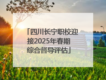 四川长宁职校迎接2025年春期综合督导评估