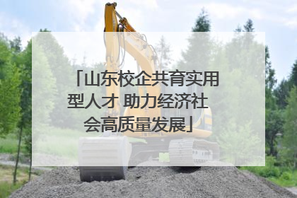 山东校企共育实用型人才 助力经济社会高质量发展