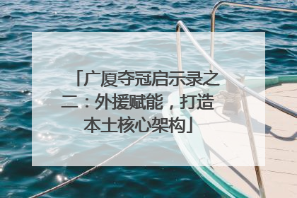 广厦夺冠启示录之二：外援赋能，打造本土核心架构