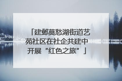 建邺莫愁湖街道艺苑社区在社企共建中开展“红色之旅”