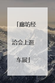廊坊经洽会上逛车展