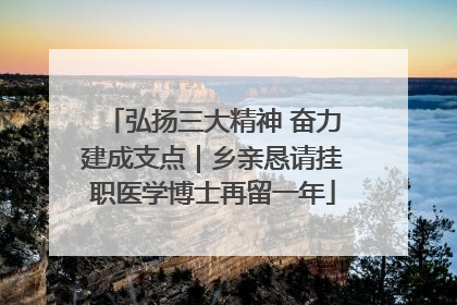 弘扬三大精神 奋力建成支点｜乡亲恳请挂职医学博士再留一年