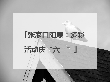 张家口阳原：多彩活动庆“六一”