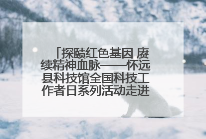 探赜红色基因 赓续精神血脉——怀远县科技馆全国科技工作者日系列活动走进怀远县实验中学
