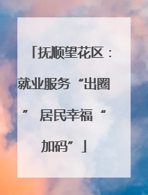 抚顺望花区：就业服务“出圈” 居民幸福“加码”