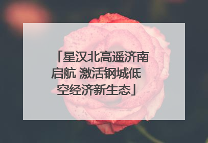 星汉北高遥济南启航 激活钢城低空经济新生态
