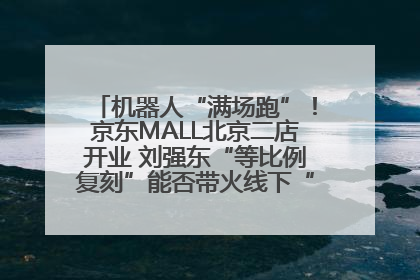 机器人“满场跑”！京东MALL北京二店开业 刘强东“等比例复刻”能否带火线下“618”？