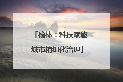 榆林：科技赋能城市精细化治理