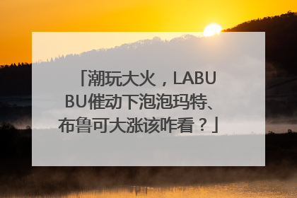 潮玩大火，LABUBU催动下泡泡玛特、布鲁可大涨该咋看？