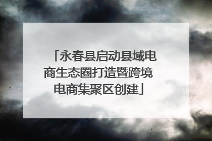 永春县启动县域电商生态圈打造暨跨境电商集聚区创建