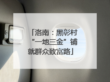 洛南：黑彰村“一地三金”铺就群众致富路
