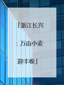 浙江长兴：万亩小麦迎丰收