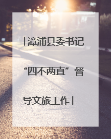 漳浦县委书记“四不两直”督导文旅工作