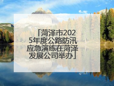 菏泽市2025年度公路防汛应急演练在菏泽发展公司举办