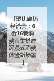 聚焦廊坊经洽会：6街16巷消费市集搭建沉浸式消费体验新场景