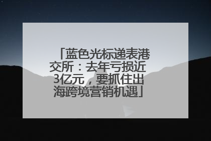 蓝色光标递表港交所：去年亏损近3亿元，要抓住出海跨境营销机遇