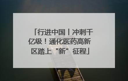 行进中国丨冲刺千亿级！通化医药高新区踏上“新”征程