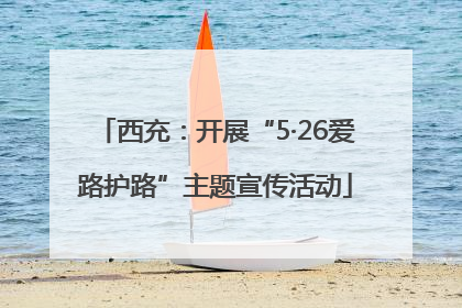 西充：开展“5·26爱路护路”主题宣传活动