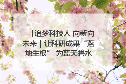 追梦科技人 向新向未来｜让科研成果“落地生根” 为蓝天碧水“保驾护航”