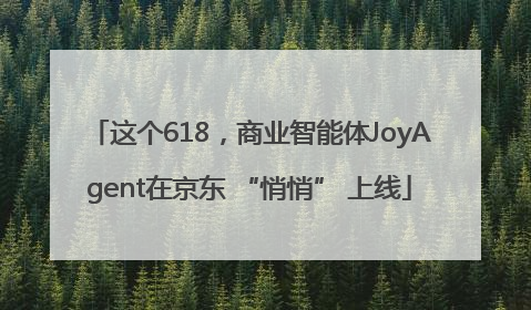 这个618，商业智能体JoyAgent在京东 “悄悄” 上线