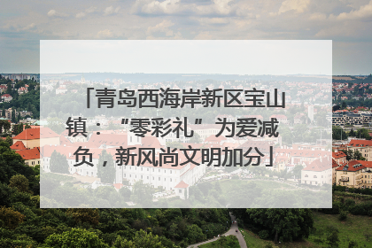 青岛西海岸新区宝山镇：“零彩礼”为爱减负，新风尚文明加分
