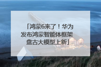 鸿蒙6来了！华为发布鸿蒙智能体框架 盘古大模型上新