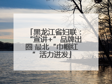 黑龙江省妇联：“宣讲+”品牌出圈 最北“巾帼红”活力迸发