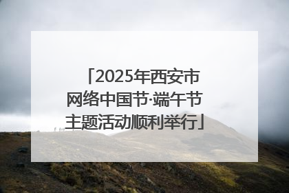 2025年西安市网络中国节·端午节主题活动顺利举行